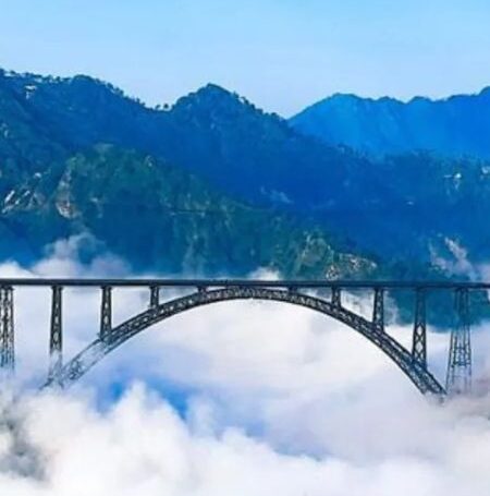 World’s Tallest Bridge In India – Chenab Bridge