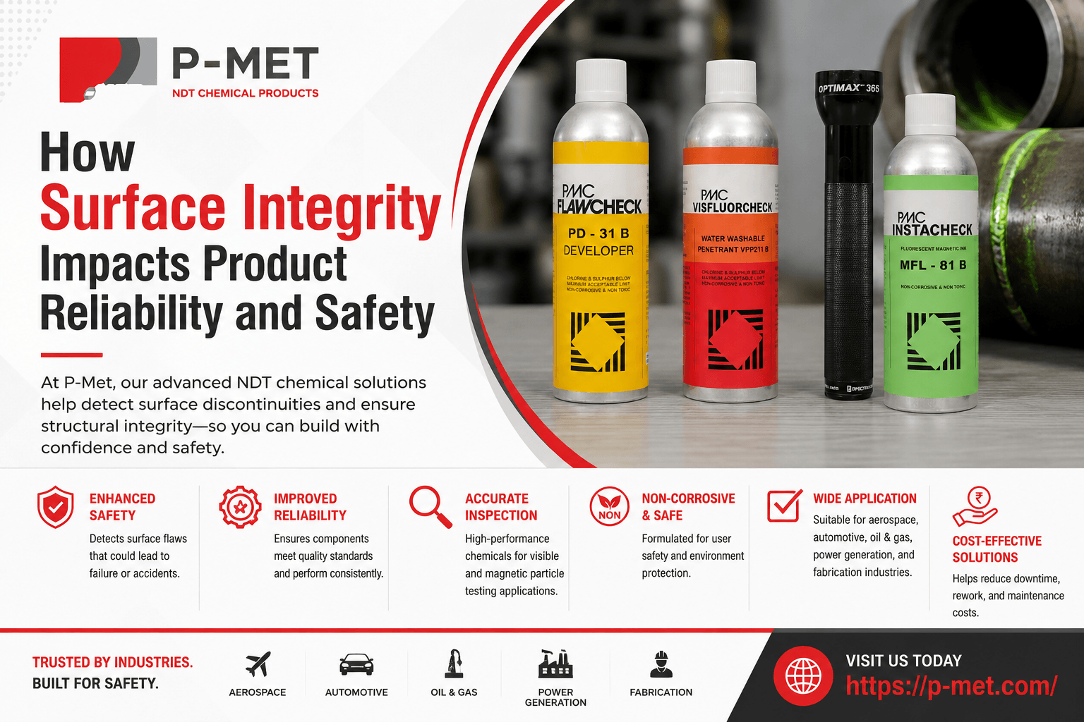 ndt chemical products