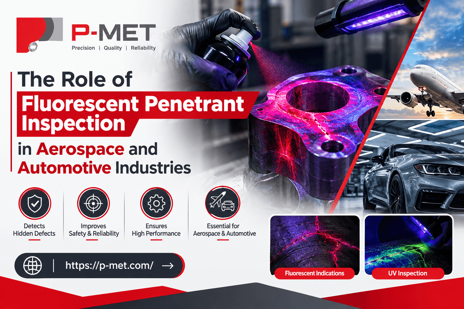 The Role of Fluorescent Penetrant Inspection in Aerospace and Automotive Industries